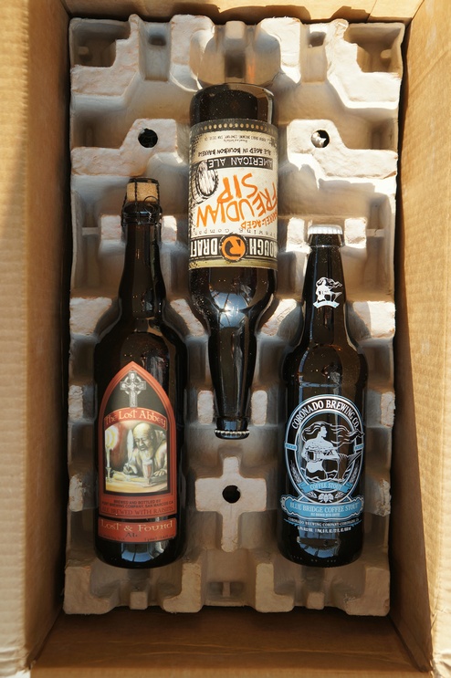 Shipments are carefully packed to prevent bottles from breaking.