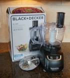 The Black & Decker 8 Cup Food Processor FP1600B.